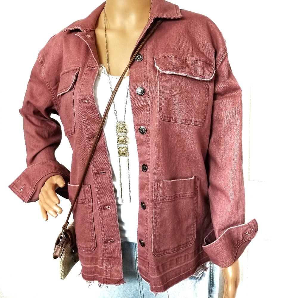 SONOMA Distressed/Deconstructed Edge Jacket BNWT